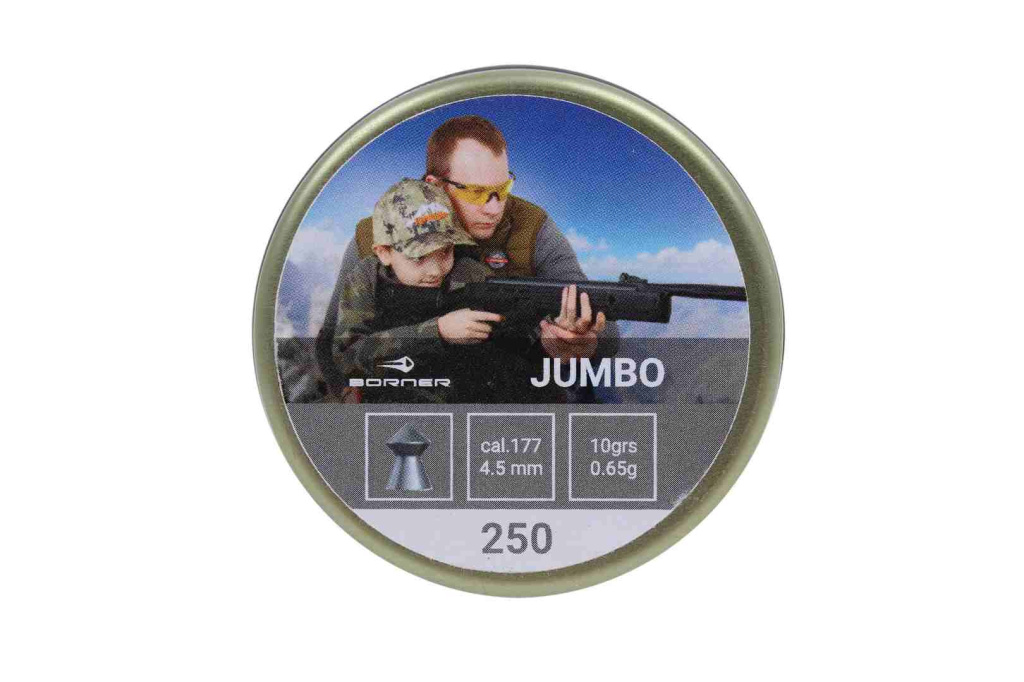 Пуля пневматическая 4,5 мм Borner "Jumbo" 0,58 гр. (250 шт.)